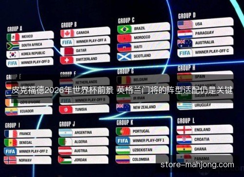 皮克福德2026年世界杯前景 英格兰门将的阵型适配仍是关键